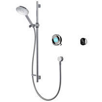 Aqualisa Q Smart Shower Pack 01BC With Remote & Black Accent (HP).