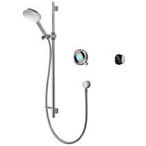 Aqualisa Q Smart Shower Pack 01GR With Remote & Grey Accent (HP).