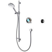 Aqualisa Q Smart Shower Pack 01P With Remote & Pewter Accent (HP).