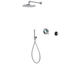 Aqualisa Q Smart Shower Pack 03GR With Remote & Grey Accent (HP).