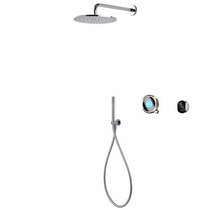 Aqualisa Q Smart Shower Pack 03N With Remote & Nickel Accent (HP).