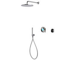 Aqualisa Q Smart Shower Pack 03P With Remote & Pewter Accent (HP).