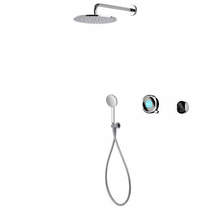 Aqualisa Q Smart Shower Pack 05BC With Remote & Black Accent (HP).