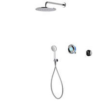 Aqualisa Q Smart Shower Pack 05BL With Remote & Blue Accent (HP).
