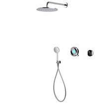 Aqualisa Q Smart Shower Pack 06BC With Remote & Black Accent (Gravity).