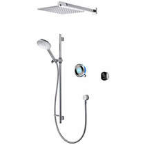 Aqualisa Q Smart Shower Pack 08BL With Remote & Blue Accent (Gravity).