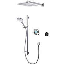 Aqualisa Q Smart Shower Pack 08GR With Remote & Grey Accent (Gravity).