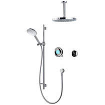 Aqualisa Q Smart Shower Pack 11BC With Remote & Black Accent (HP).