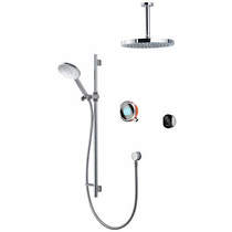 Aqualisa Q Smart Shower Pack 11OR With Remote & Orange Accent (HP).