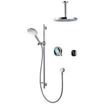 Aqualisa Q Smart Shower Pack 11P With Remote & Pewter Accent (HP).