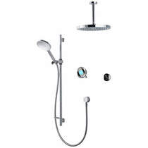 Aqualisa Q Smart Shower Pack 12C With Remote & Chrome Accent (Gravity).