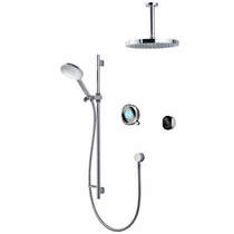 Aqualisa Q Smart Shower Pack 12GR With Remote & Grey Accent (Gravity).