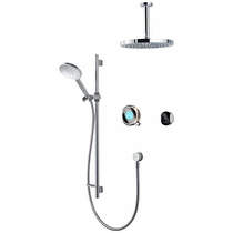 Aqualisa Q Smart Shower Pack 12N With Remote & Nickel Accent (Gravity).