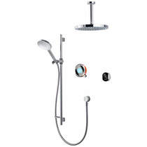 Aqualisa Q Smart Shower Pack 12OR With Remote & Orange Accent (Gravity).