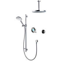 Aqualisa Q Smart Shower Pack 12W With Remote & White Accent (Gravity).