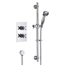 Bristan 1901 Thermostatic Shower Pack With Slide Rail Kit (Chrome).