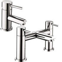 Bristan Blitz Basin & Bath Filler Tap Pack (Chrome).