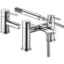 Bristan Blitz Basin & Bath Shower Mixer Tap Pack (Chrome).