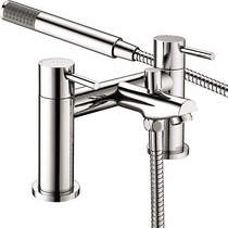 Bristan blitz bath shower mixer tap with kit (chrome).