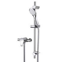 Bristan capri mini exposed shower valve & slide rail kit (chrome).