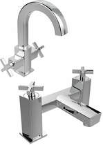 Bristan Casino Basin & Bath Filler Tap Pack (Chrome).