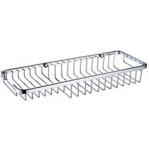 Bristan Accessories Medium Wall Fixed Wire Basket (Chrome).