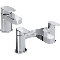 Bristan Frenzy Basin & Bath Filler Tap Pack (Chrome).