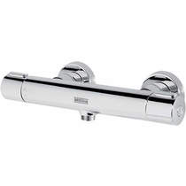 Bristan frenzy exposed bar shower valve with dual controls (1 outlet, chrome).