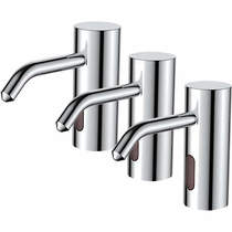 Bristan Commercial 3 X Sensor Soap Dispensers (Chrome).