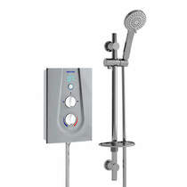 Bristan Joy Thermostatic Electric Shower With Digital Display 8.5kW (Silver).