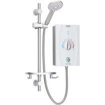 Bristan Joy Thermostatic BEAB Electric Shower With Standard Kit 9.5kW (White).