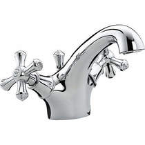 Bristan Colonial Mono Basin Mixer Tap With Pop Up Waste (Chrome).