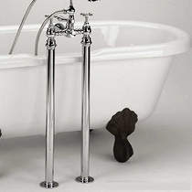 Bristan Accessories Freestanding Bath Shroud Covers (Chrome).