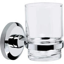 Bristan accessories solo tumbler & holder (chrome).