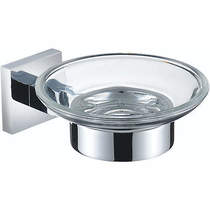 Bristan Accessories Square Soap Dish (Chrome).