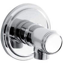 Bristan Accessories Traditional Round Wall Outlet (Chrome).