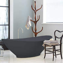 BC Designs Kurv ColourKast Bath 1890mm (Gunmetal).