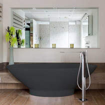 BC Designs Tasse ColourKast Bath 1770mm (Gunmetal).