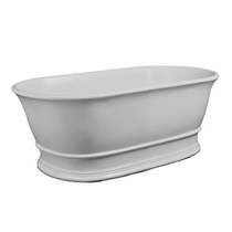 BC Designs Bampton ColourKast Bath 1555mm (Powder Grey).