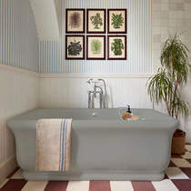 BC Designs Senator ColourKast Bath 1800mm (Industrial Grey).