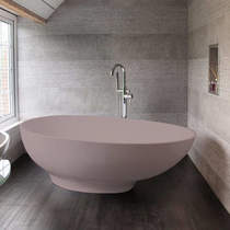 BC Designs Gio ColourKast Bath 1645mm (Satin Rose).