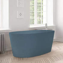 BC Designs Sorpressa ColourKast Bath 1510mm (Powder Blue).