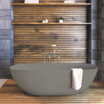 BC Designs Crea ColourKast Bath 1665mm (Industrial Grey).