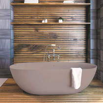 BC Designs Crea ColourKast Bath 1665mm (Satin Rose).