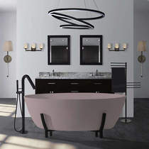 BC Designs Essex ColourKast Bath With Stand 1510mm (Satin Rose).