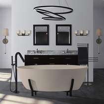 BC Designs Essex ColourKast Bath With Stand 1510mm (Light Fawn).