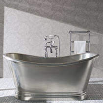 BC Designs Tin Boat Bath 1500mm (Tin Inner/Tin Outer).