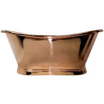 BC Designs Copper Boat Bath 1700mm (Copper Inner/Copper Outer).