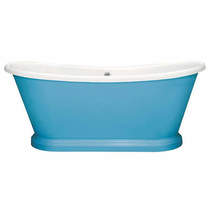 BC Designs Painted Acrylic Boat Bath 1580mm (White & Route One).