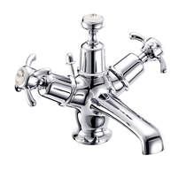 Burlington Anglesey Basin Tap With Pop Up Waste (Chrome & Medici).